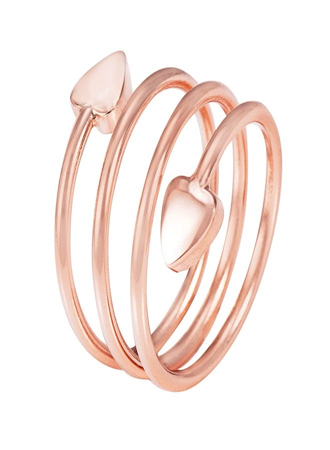 Wollet Copper Magnetic Ring for Women Men, 99.99% Pure Copper Ring with Magnets, Adjustable Jewelry Gift (CPR-0130R, 57.5mm) - Image 1